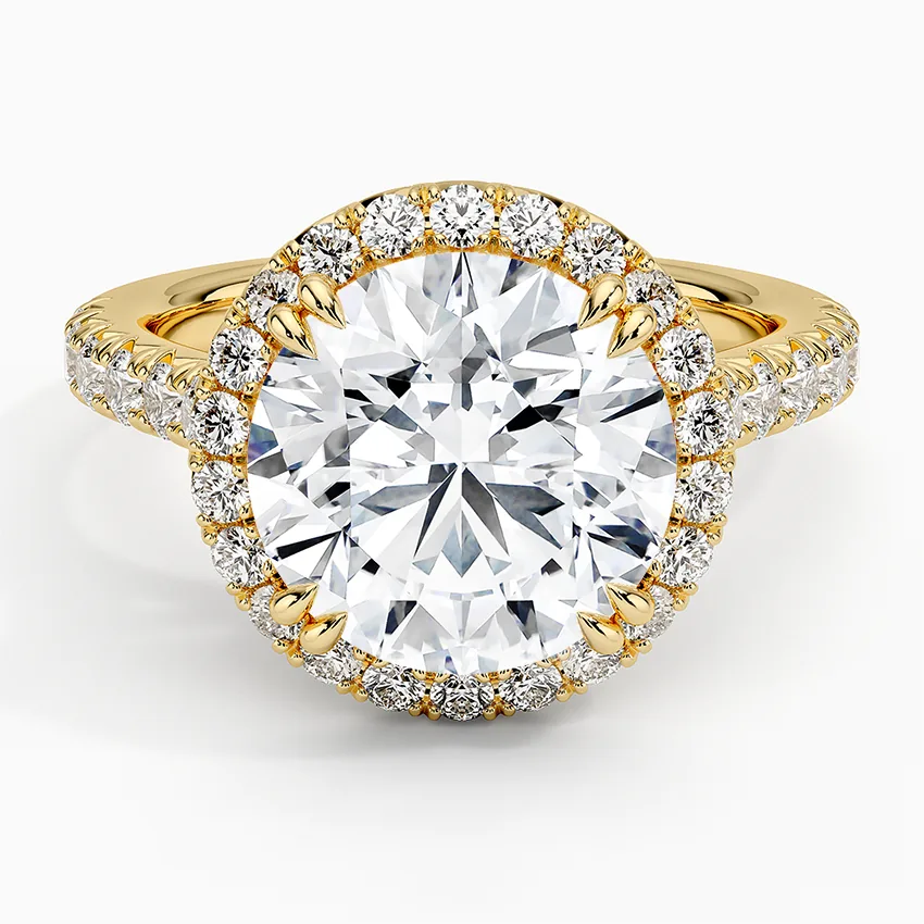 Round Halo Half Coverage — прикраса Icons Jewelry